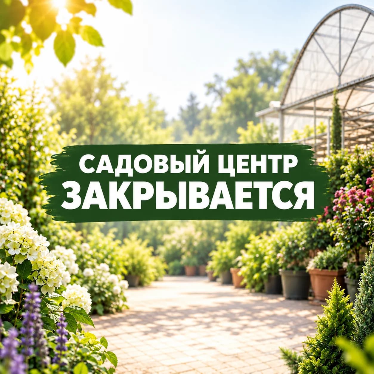 Садовый центр СамоСад закрывается на зимнее время